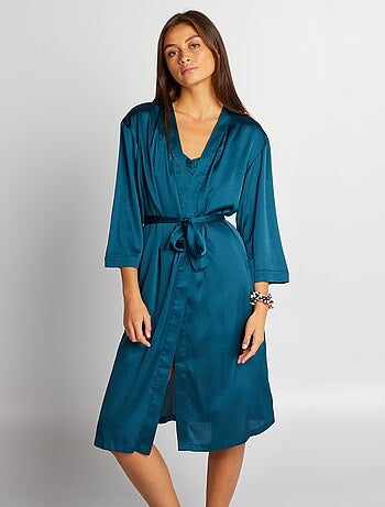 Satijnachtige kimono - Kiabi