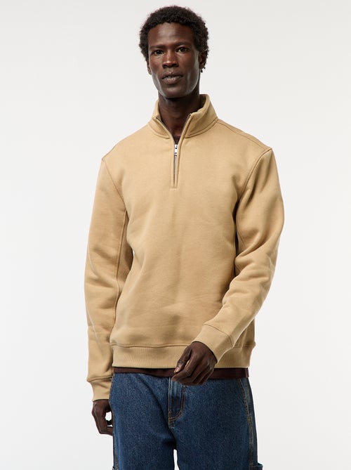 Schipperstrui met opstaande ritskraag - Kiabi