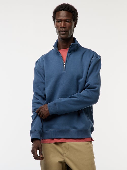 Schipperstrui met opstaande ritskraag - Kiabi