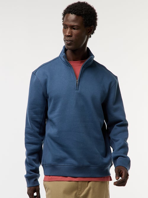 Schipperstrui met opstaande ritskraag - Kiabi