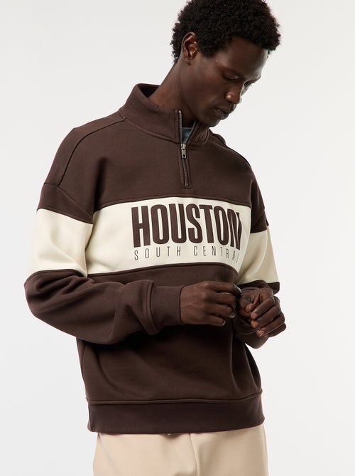 Schipperstrui met opstaande ritskraag - Kiabi