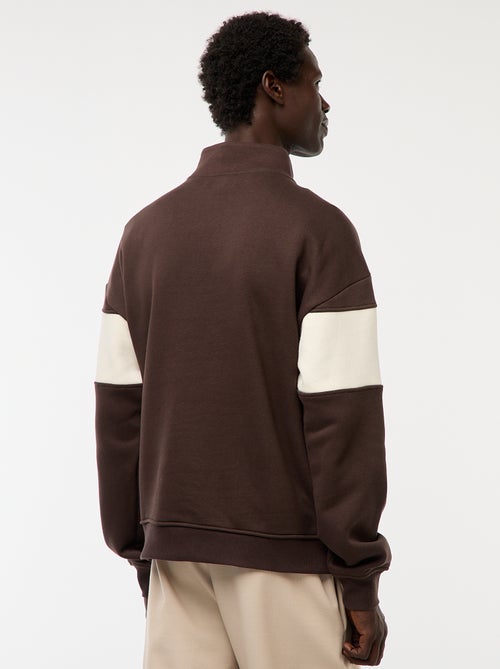 Schipperstrui met opstaande ritskraag - Kiabi