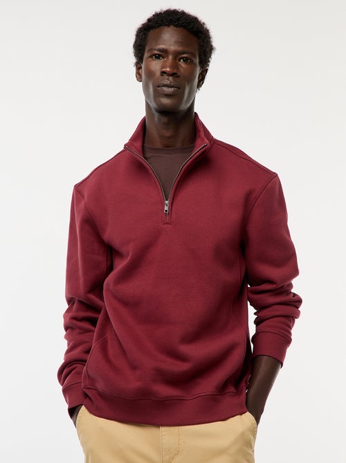 Schipperstrui met opstaande ritskraag - Kiabi