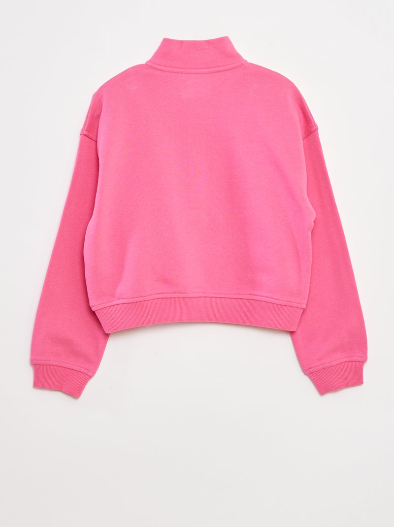 Schipperstrui met ritskraag Rose - Kiabi