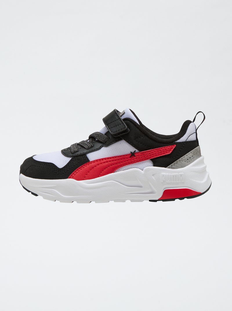 Schoen met veters en klittenband PUMA Zwart - Kiabi