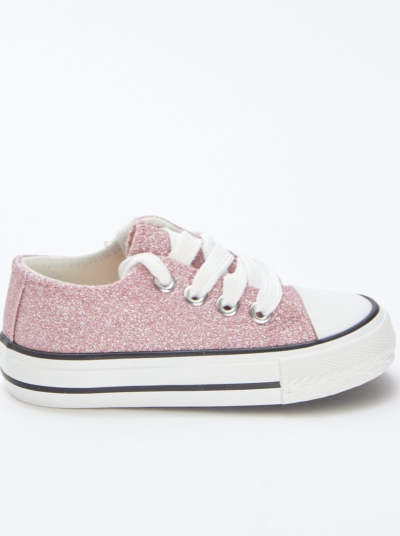 Schoenen met glittereffect Rose - Kiabi