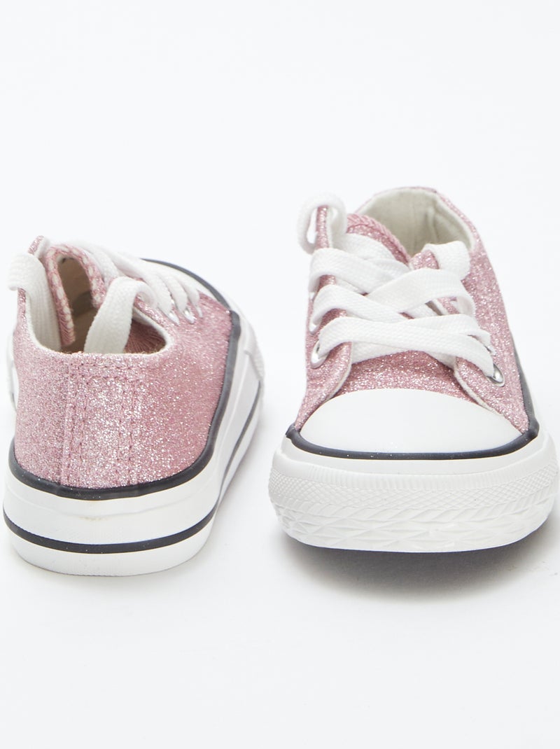 Schoenen met glittereffect Rose - Kiabi