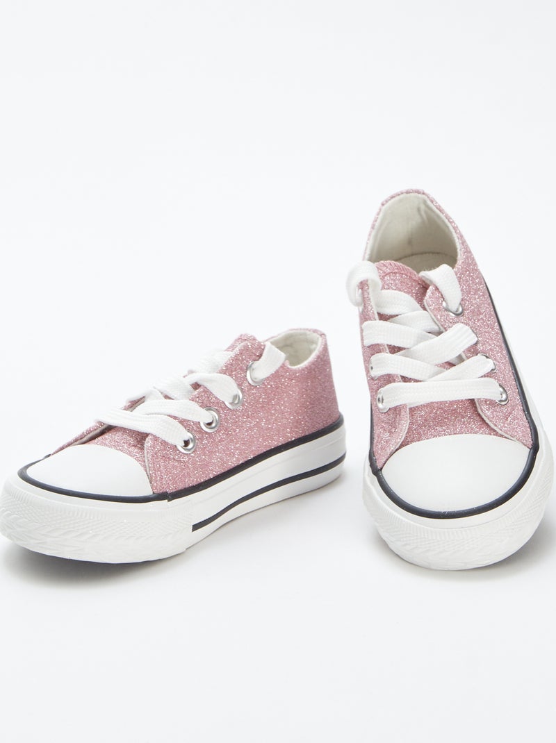 Schoenen met glittereffect Rose - Kiabi