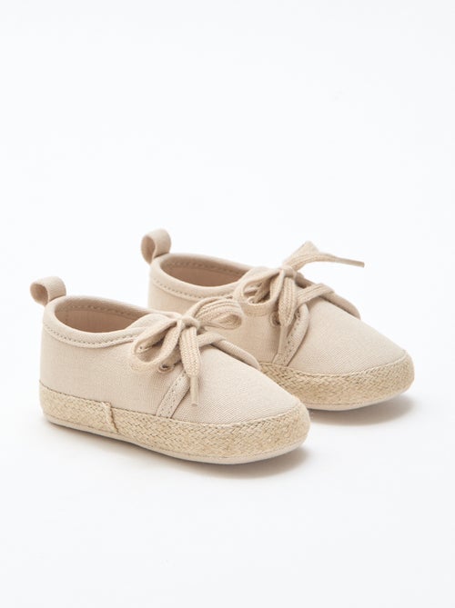 Schoenen met veters van stof - Kiabi