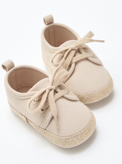 Schoenen met veters van stof - Kiabi