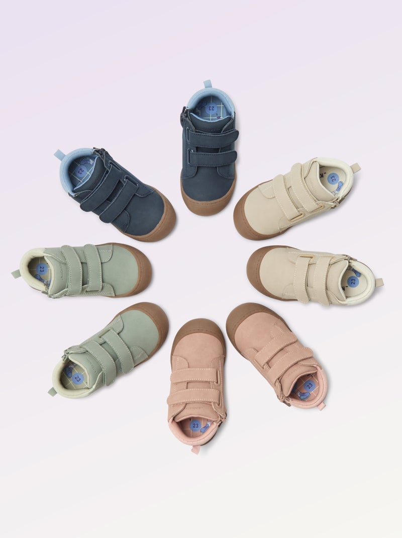 Schoenen motoriek 3: de eerste stapjes - Kitchoun Blauw - Kiabi