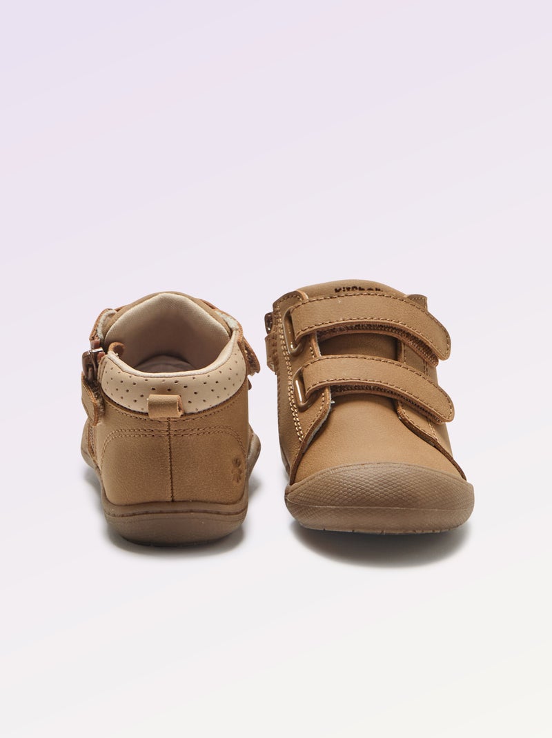 Schoenen motoriek 3: de eerste stapjes - Kitchoun Bruin - Kiabi