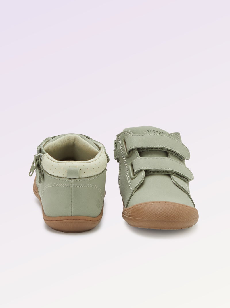Schoenen motoriek 3: de eerste stapjes - Kitchoun Groen - Kiabi