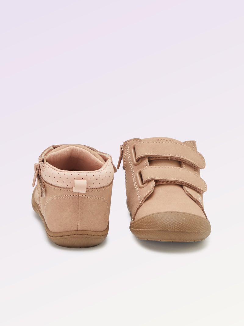 Schoenen motoriek 3: de eerste stapjes - Kitchoun Rose - Kiabi