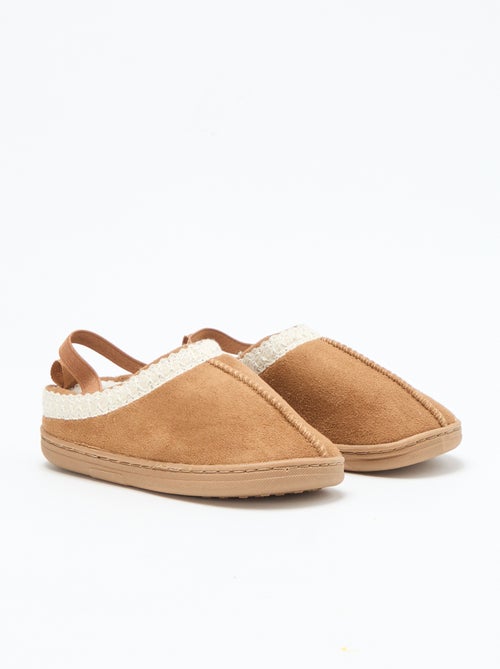 Schoenen van suèdine met details | Instapmodel - Kiabi