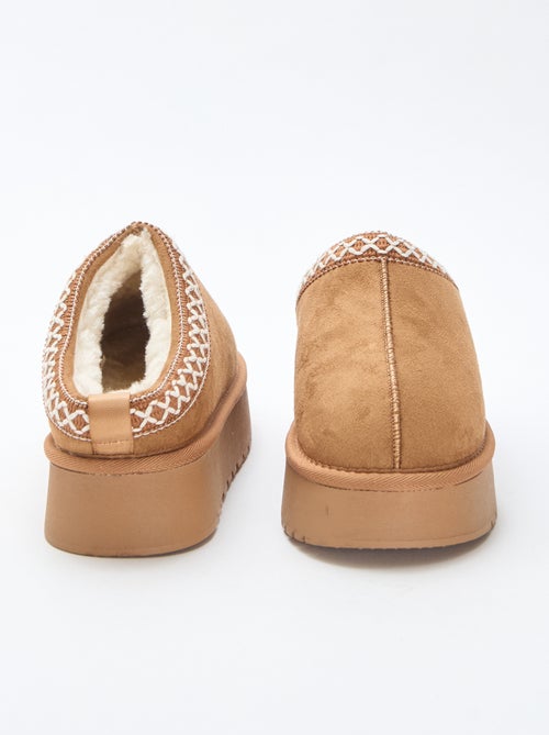 Schoenen van suèdine met details | Instapmodel - Kiabi