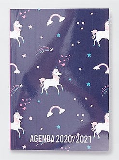 Schoolagenda met eenhoornprint - Kiabi