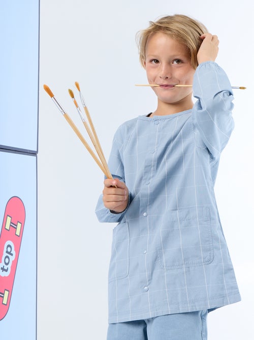 Schoolschort met lange mouwen - Kiabi
