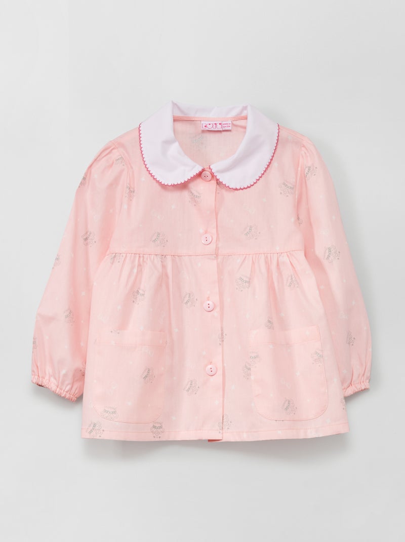 Schoolschort met prinsesmotief roze - Kiabi