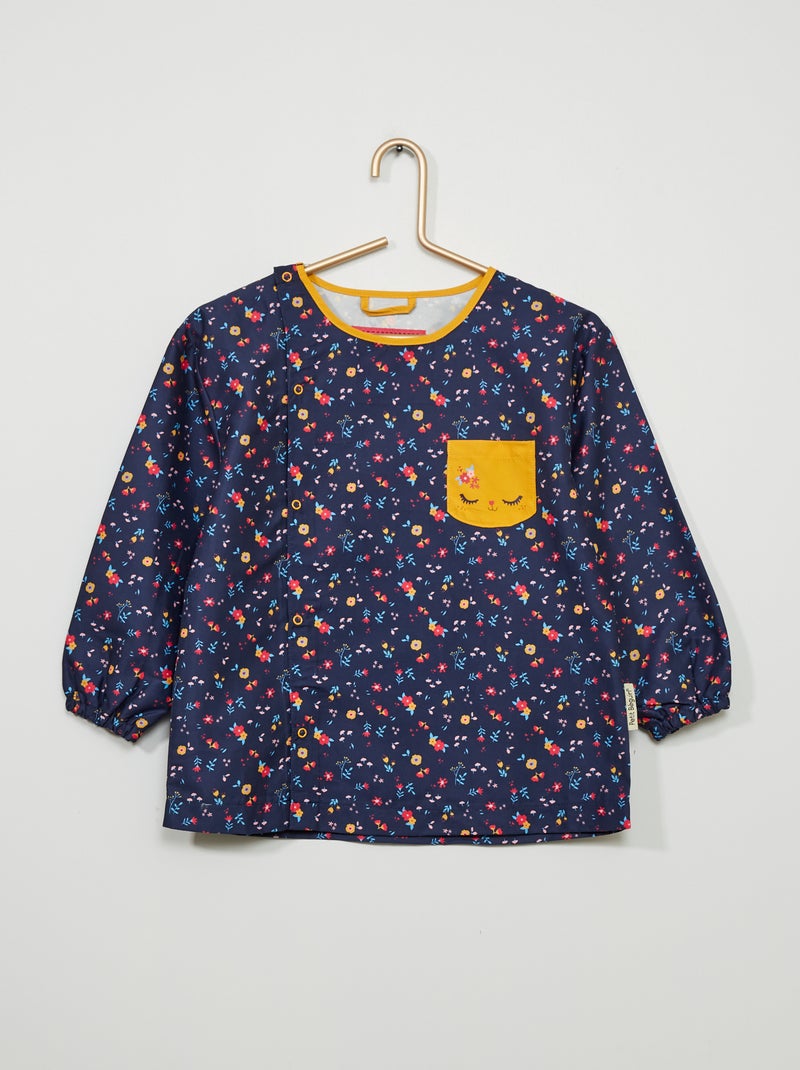 Schoolschort met print BLAUW - Kiabi