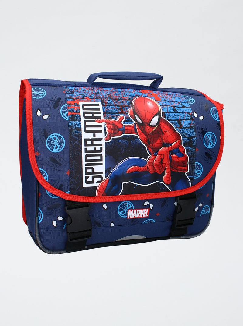 Schooltas met 'Spider-Man'-print Blauw - Kiabi