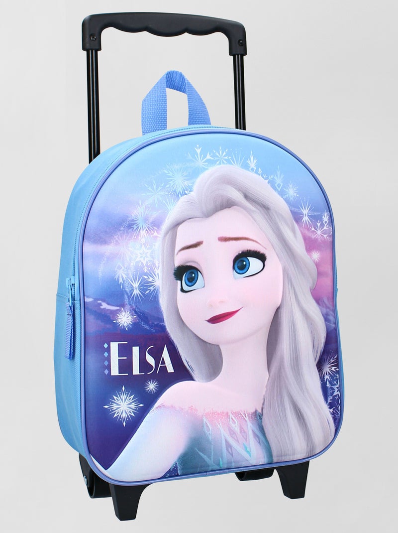 Schooltas met wieltjes 'Frozen' BLAUW - Kiabi