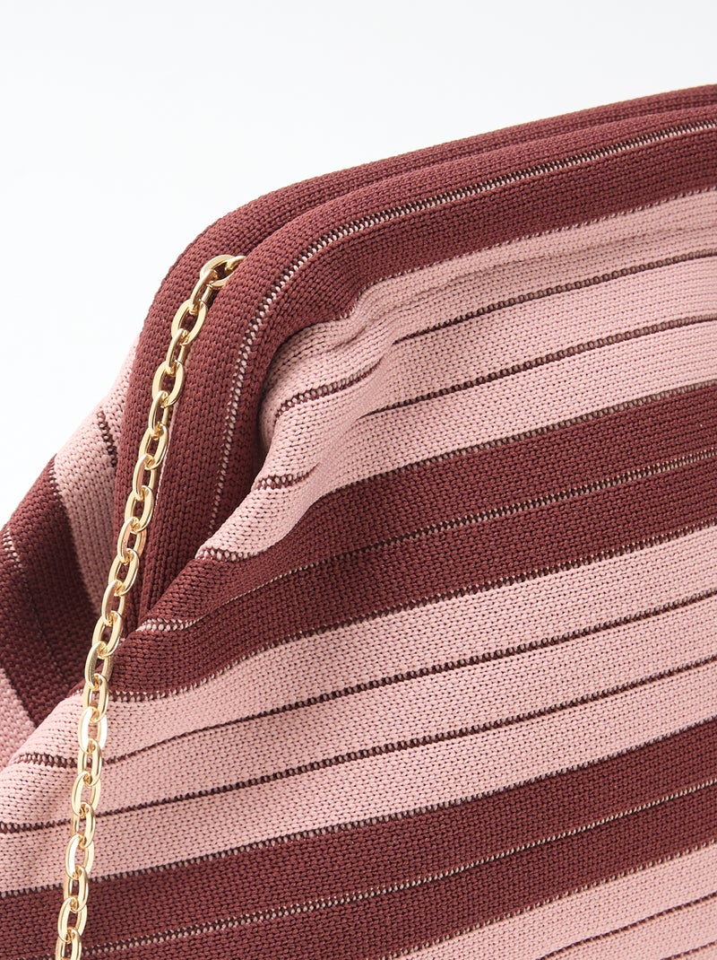 Schoudertas in buidelmodel Rose - Kiabi