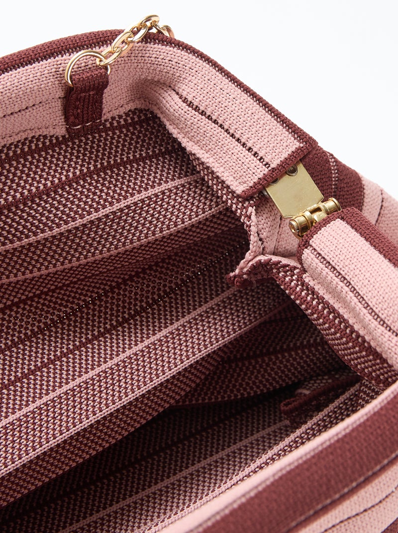 Schoudertas in buidelmodel Rose - Kiabi