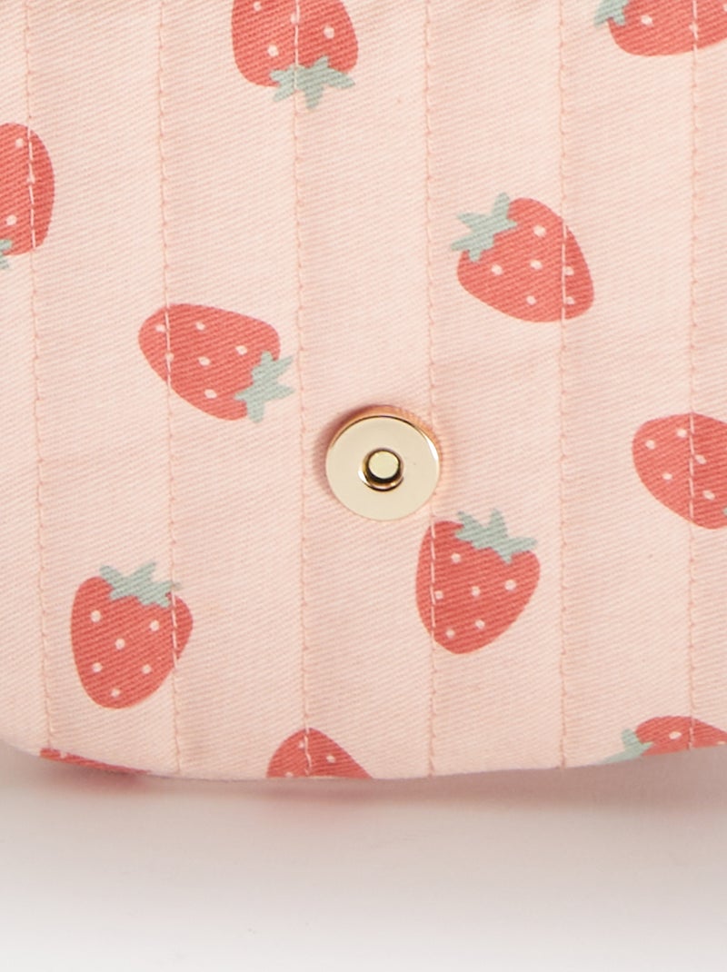 Schoudertas met print ROSE - Kiabi