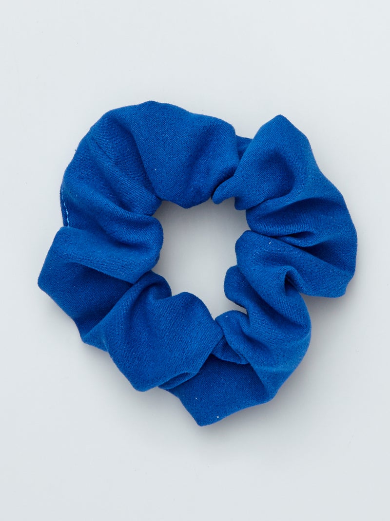 Scrunchie van suèdine BLAUW - Kiabi