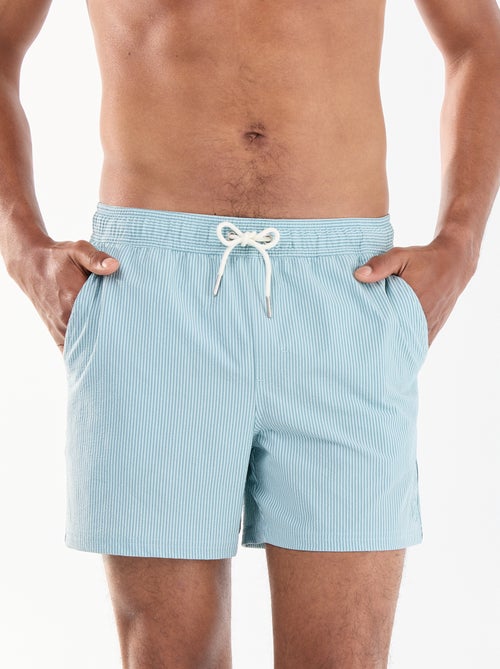 Seersucker zwemshort - Kiabi