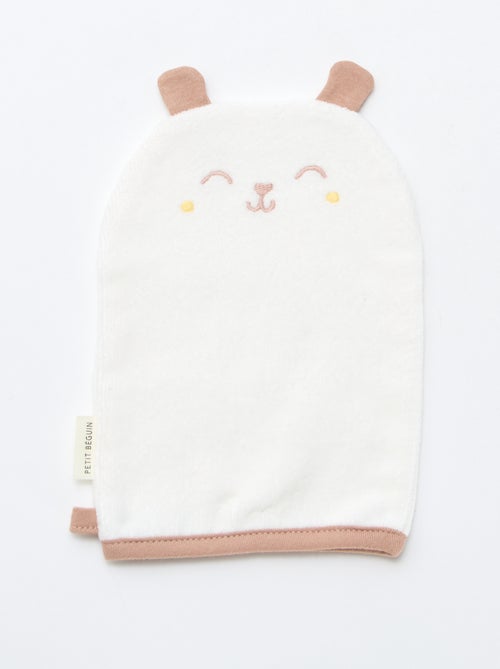 Set badcape + washandje 'Petit Béguin' - Kiabi