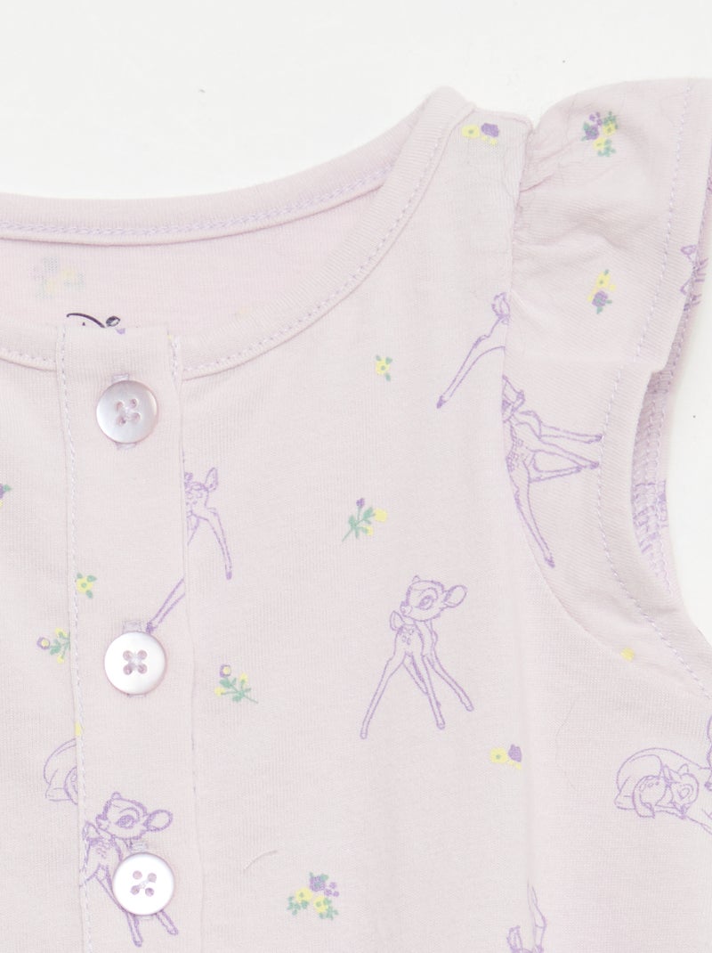 Set body + hoedje 'Marie' 'Disney' - 2-delig Paars - Kiabi