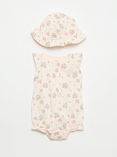 Set body + hoedje 'Marie' 'Disney' - 2-delig - Kiabi