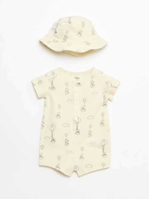 Set 'Disney' korte jumpsuit + bucket hat - Kiabi