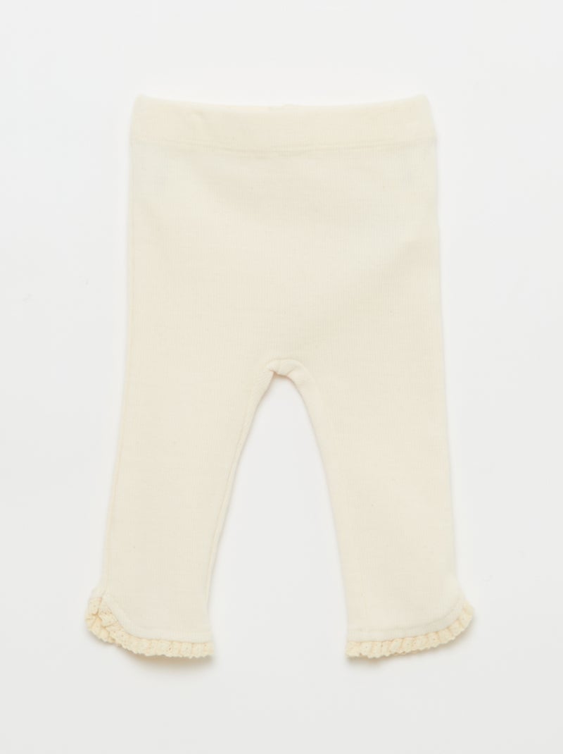 Set jeansblouse + legging - 2-delig Blauw - Kiabi
