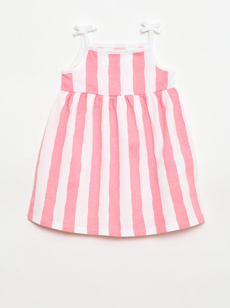 Set met 2 jurken met spaghettibandjes Rose - Kiabi