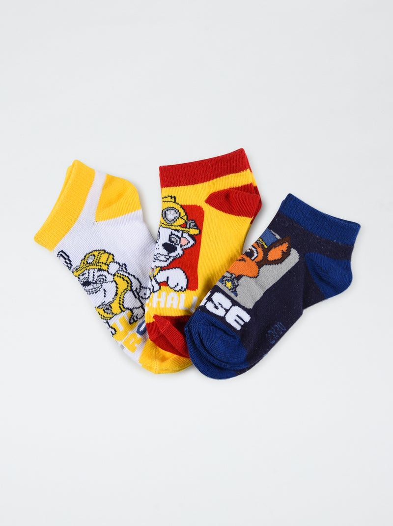 Set met 3 paar lage sokken 'PAW Patrol' BLAUW - Kiabi