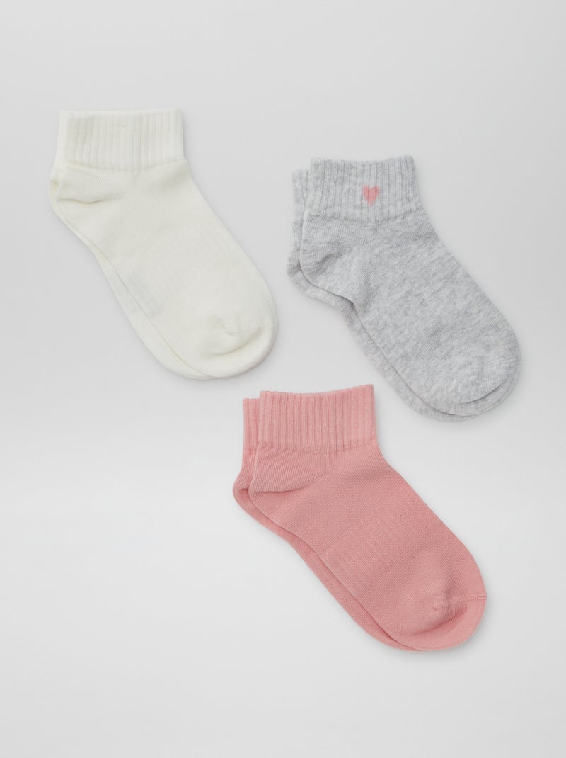 Set met 3 paar sportsokken ROSE - Kiabi