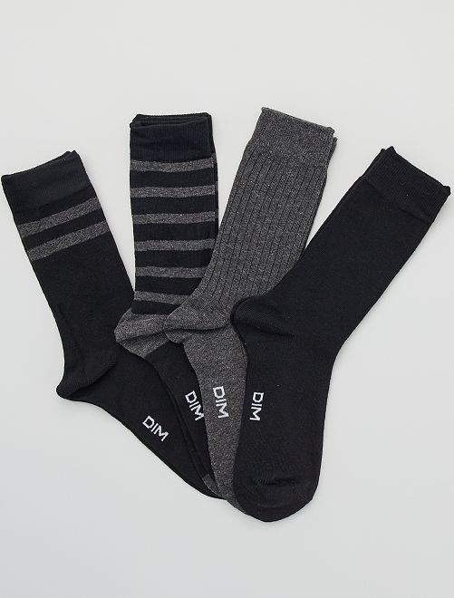 Set met 4 paar sokken 'DIM' - Kiabi