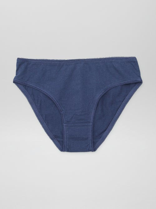 Set met 7 effen onderbroekjes - Kiabi