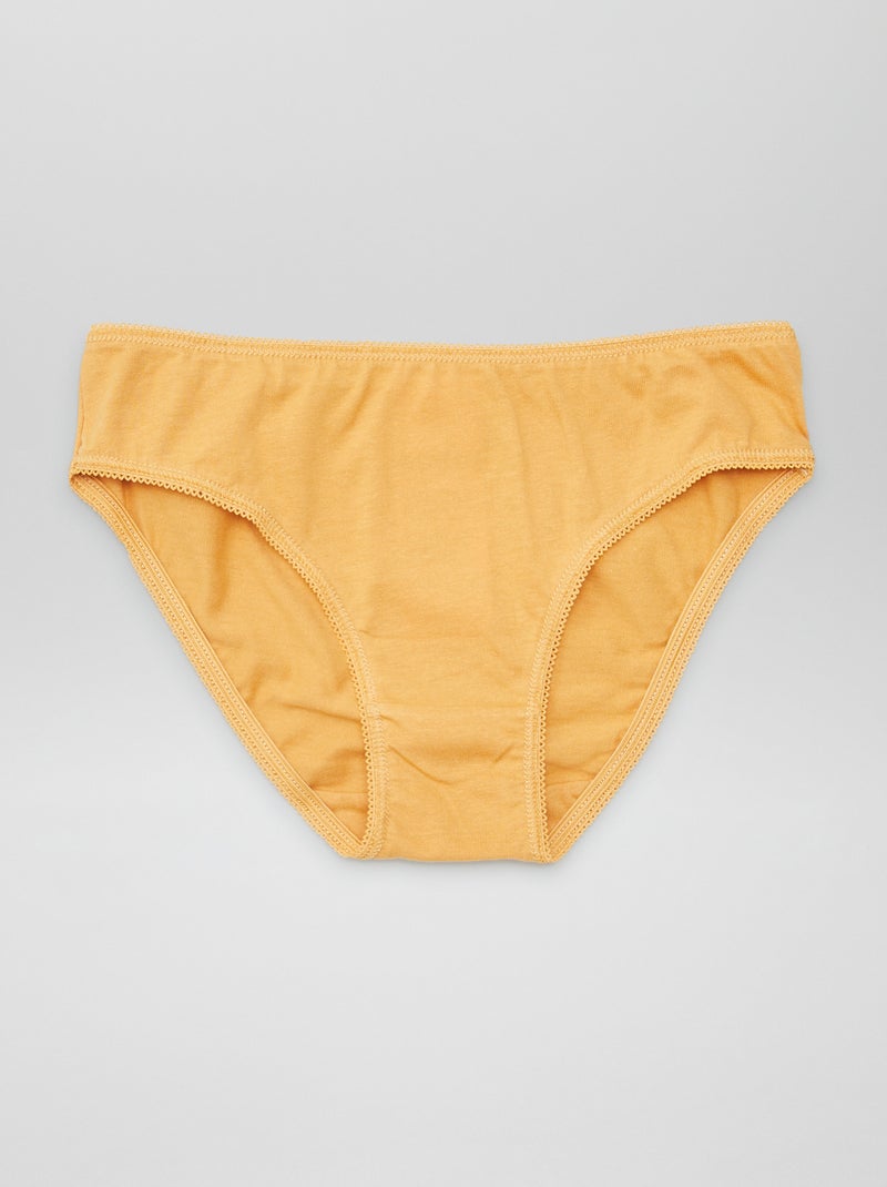 Set met 7 effen onderbroekjes BLAUW - Kiabi