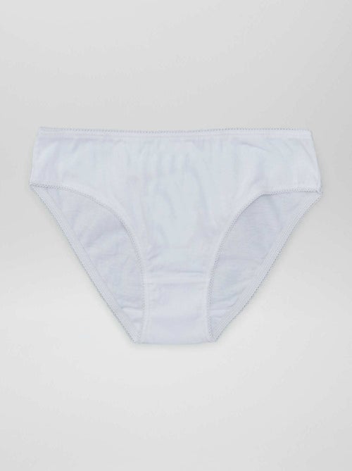 Set met 7 effen onderbroekjes - Kiabi