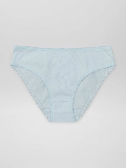 Set met 7 effen onderbroekjes - Kiabi