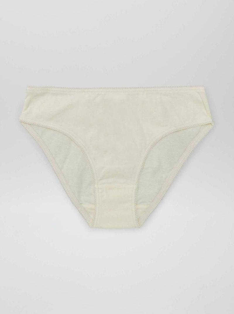 Set met 7 effen onderbroekjes ROSE - Kiabi