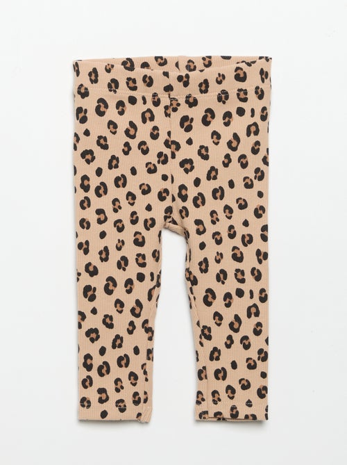 Set met bedrukte sweater + legging - Kiabi