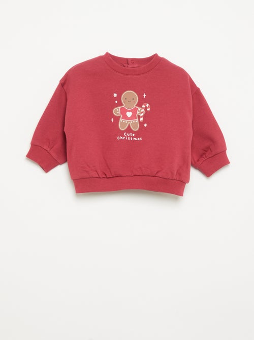 Set met bedrukte sweater + legging - Kiabi