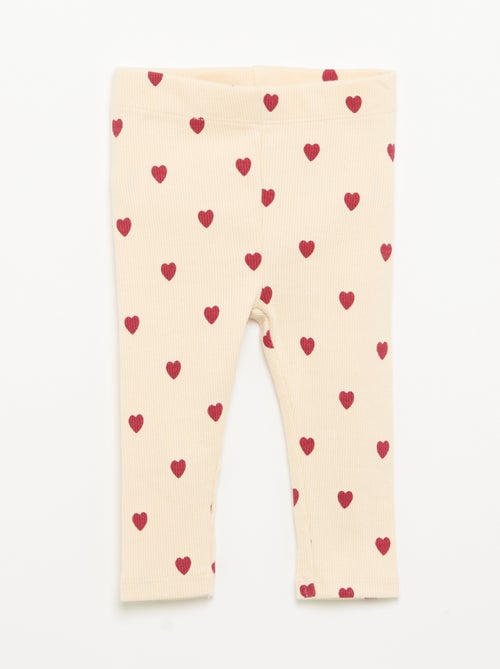 Set met bedrukte sweater + legging - Kiabi