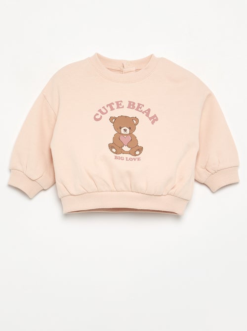 Set met bedrukte sweater + legging - Kiabi