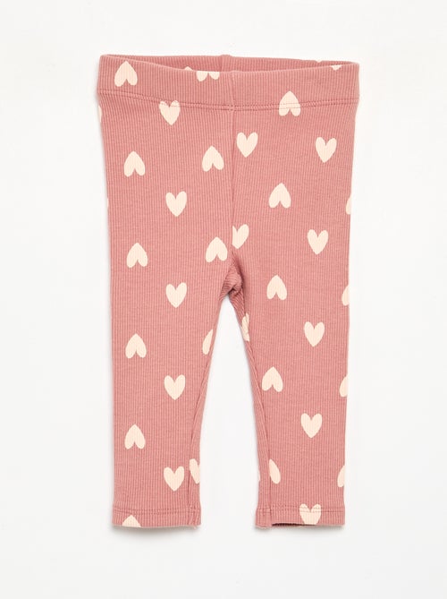 Set met bedrukte sweater + legging - Kiabi